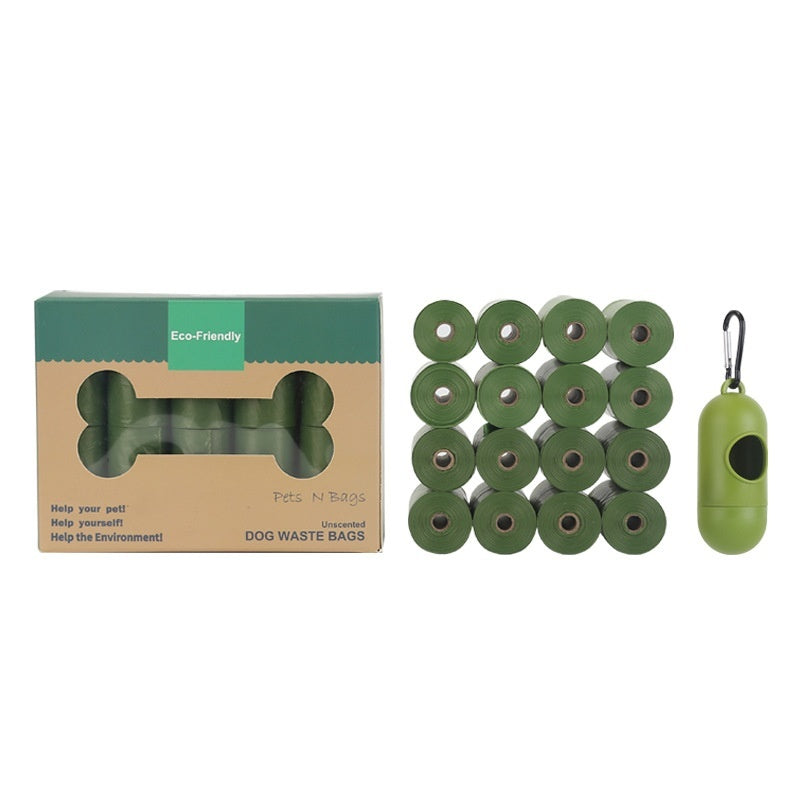 Eco-Friendly Degradable Pet Waste Bags – Lavender & Unscented | Thick & Leakproof Rolls