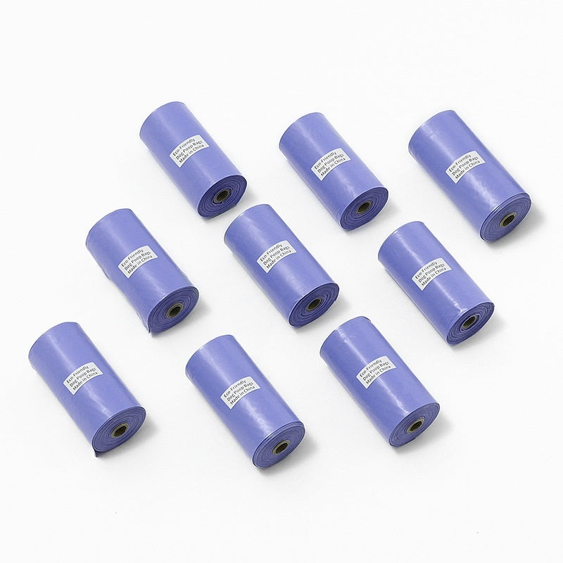 Eco-Friendly Degradable Pet Waste Bags – Lavender & Unscented | Thick & Leakproof Rolls